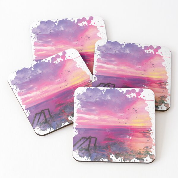 Item preview, Spain Sunset - Watercolor Painting designed and sold by Unaiza Khalid.