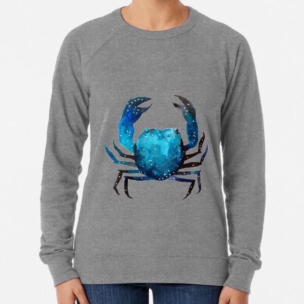 Cerulean blue Crustacean Lightweight Sweatshirt