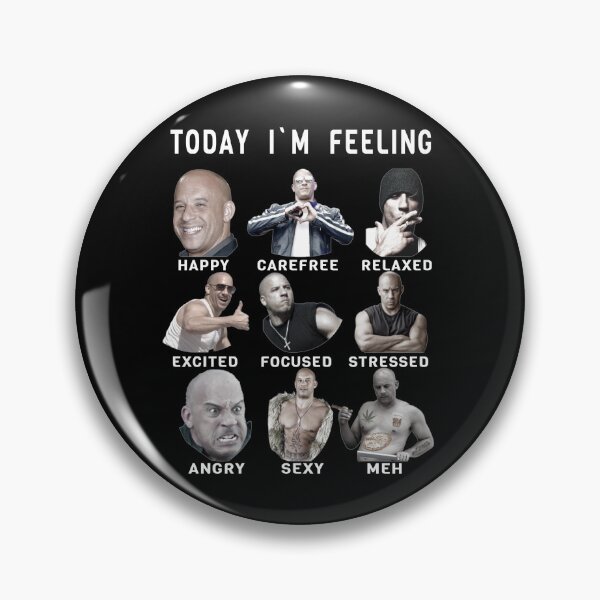 Item preview, Vin Diesel - Funny Feelings - Dominic Toretto designed and sold by PAFDesign.