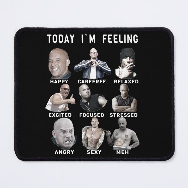Item preview, Vin Diesel - Sentimientos divertidos - Dominic Toretto designed and sold by PAFDesign.