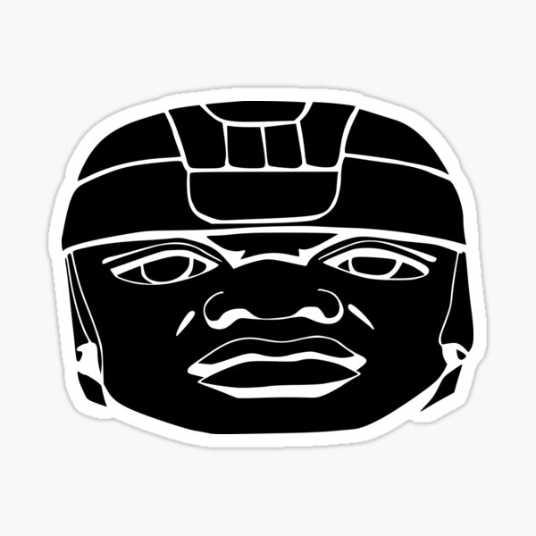 Olmec in black version Sticker