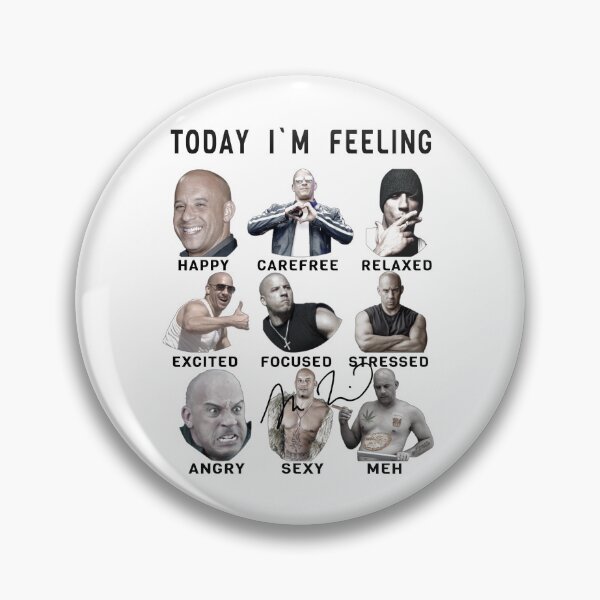 Item preview, Vin Diesel - Funny Feelings Dominic Toretto designed and sold by PAFDesign.