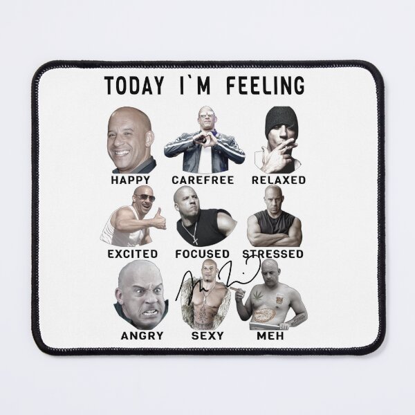 Item preview, Vin Diesel - Funny Feelings Dominic Toretto designed and sold by PAFDesign.