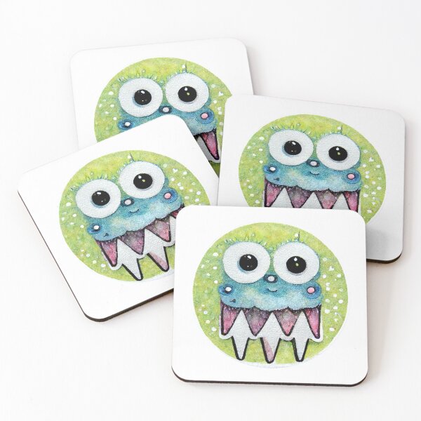 Item preview, Cute Funny Watercolor Monster designed and sold by pixelista.