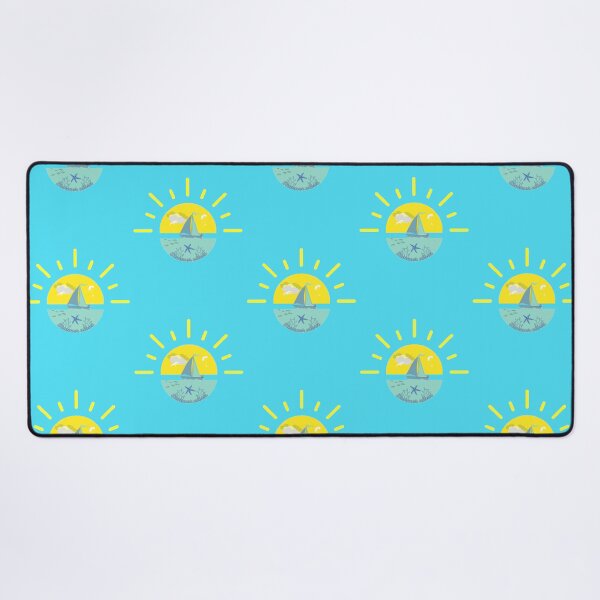 Item preview, las vibraciones de verano ilustran el mar y el barco. designed and sold by Crazyideeas.