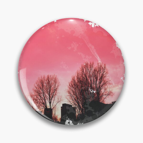Item preview, Silhouette Trees Sunset - Watercolor Painting designed and sold by Unaiza Khalid.