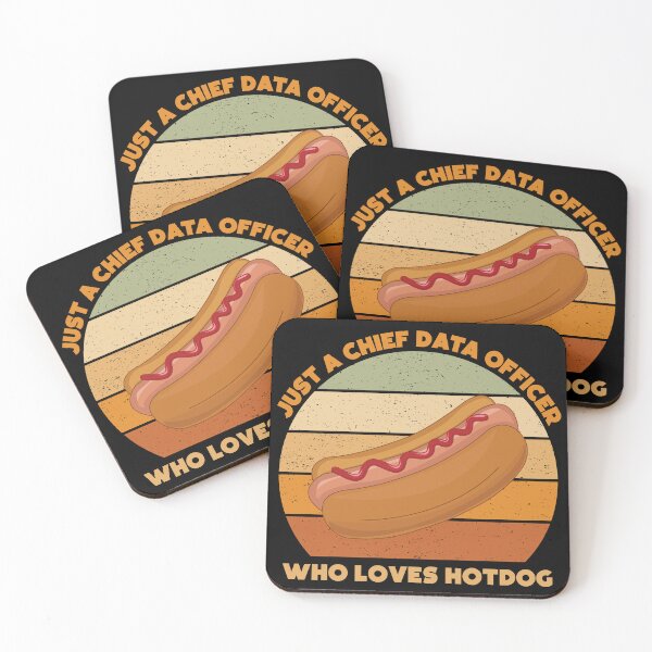 Item preview, Just a chief data officer who loves hotdog, funny food lovers, chief data officer job, I love data, data geek, foodie worker designed and sold by SGS-.