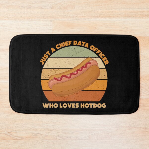 Item preview, Just a chief data officer who loves hotdog, funny food lovers, chief data officer job, I love data, data geek, foodie worker designed and sold by SGS-.