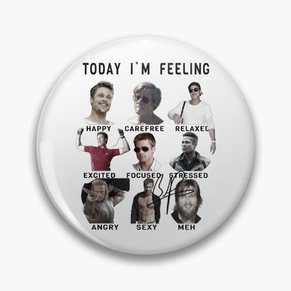 Item preview, Brad Pitt - Funny Feelings designed and sold by PAFDesign.