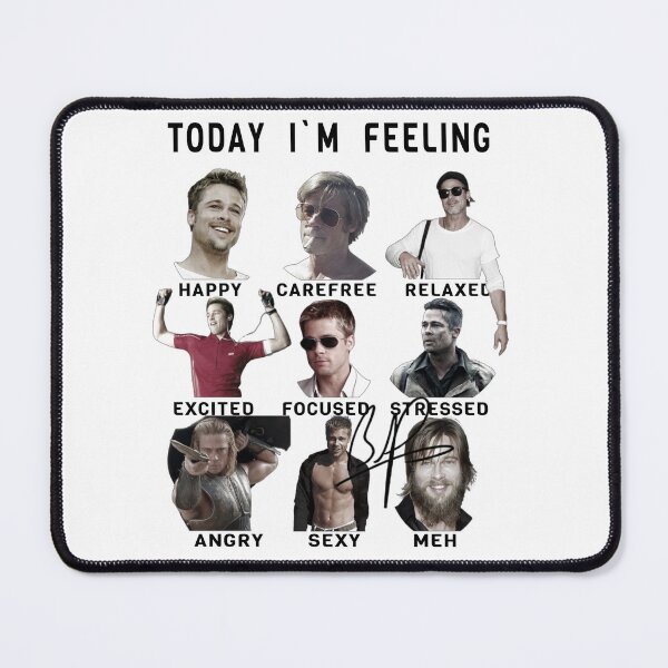 Item preview, Brad Pitt - Funny Feelings designed and sold by PAFDesign.