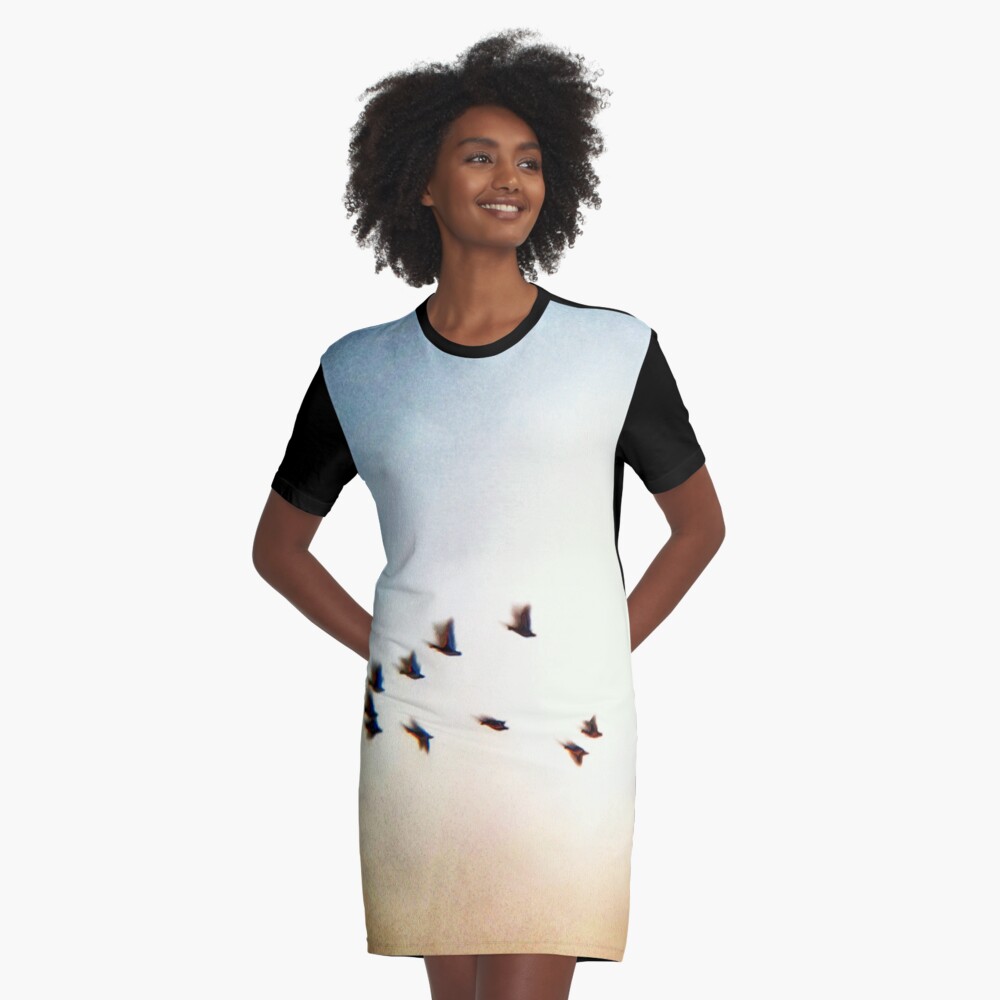 Item preview, Graphic T-Shirt Dress designed and sold by kinkatstyle.