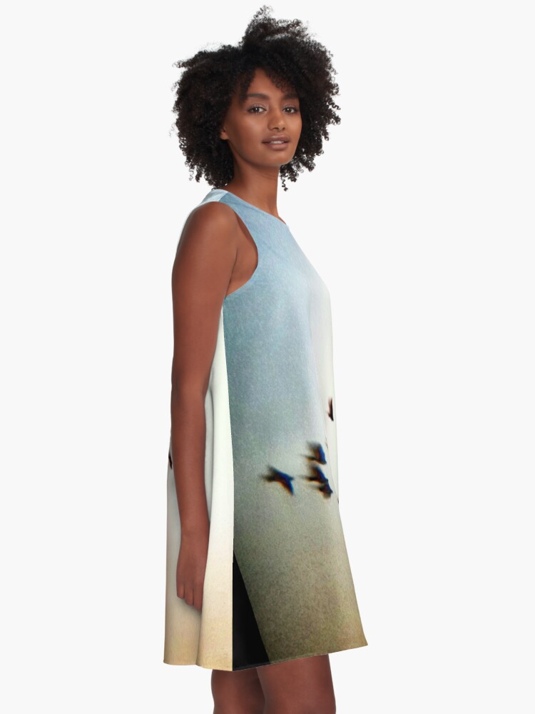 Thumbnail 2 of 4, A-Line Dress, Air Patrol V designed and sold by kinkatstyle.
