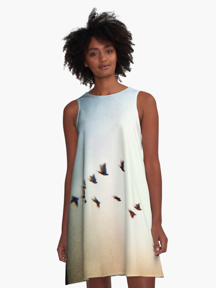 Thumbnail 1 of 4, A-Line Dress, Air Patrol V designed and sold by kinkatstyle.