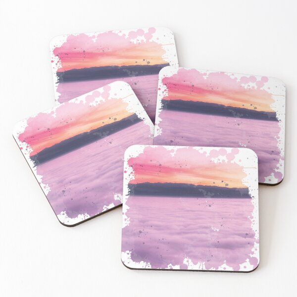 Item preview, Slovenia Sunset - Watercolor Painting designed and sold by Unaiza Khalid.