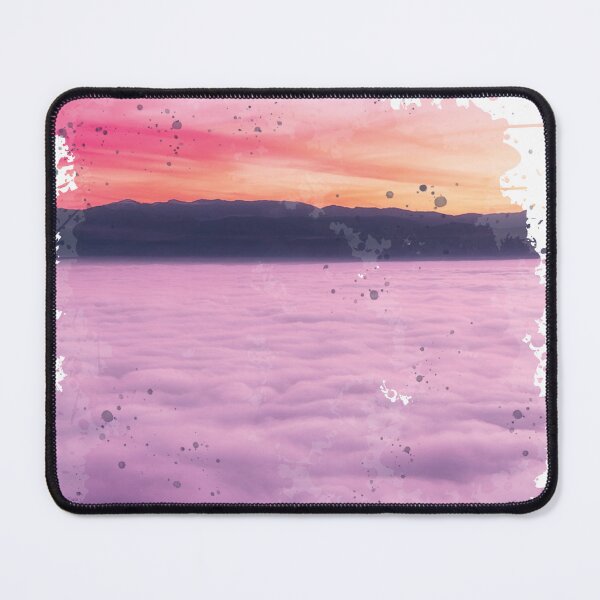 Item preview, Slovenia Sunset - Watercolor Painting designed and sold by Unaiza Khalid.