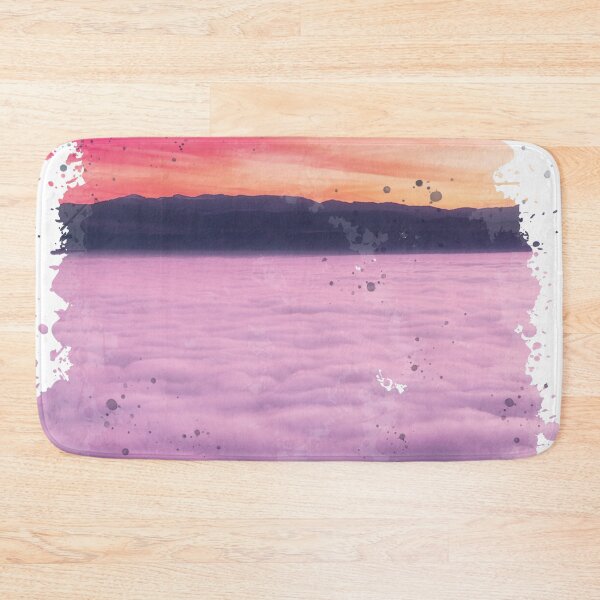 Item preview, Slovenia Sunset - Watercolor Painting designed and sold by Unaiza Khalid.