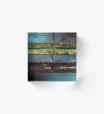 Peatland Abstract 7 Acrylic Block