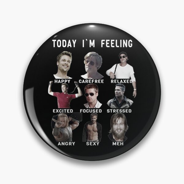 Item preview, Brad Pitt - Funny Feelings designed and sold by PAFDesign.