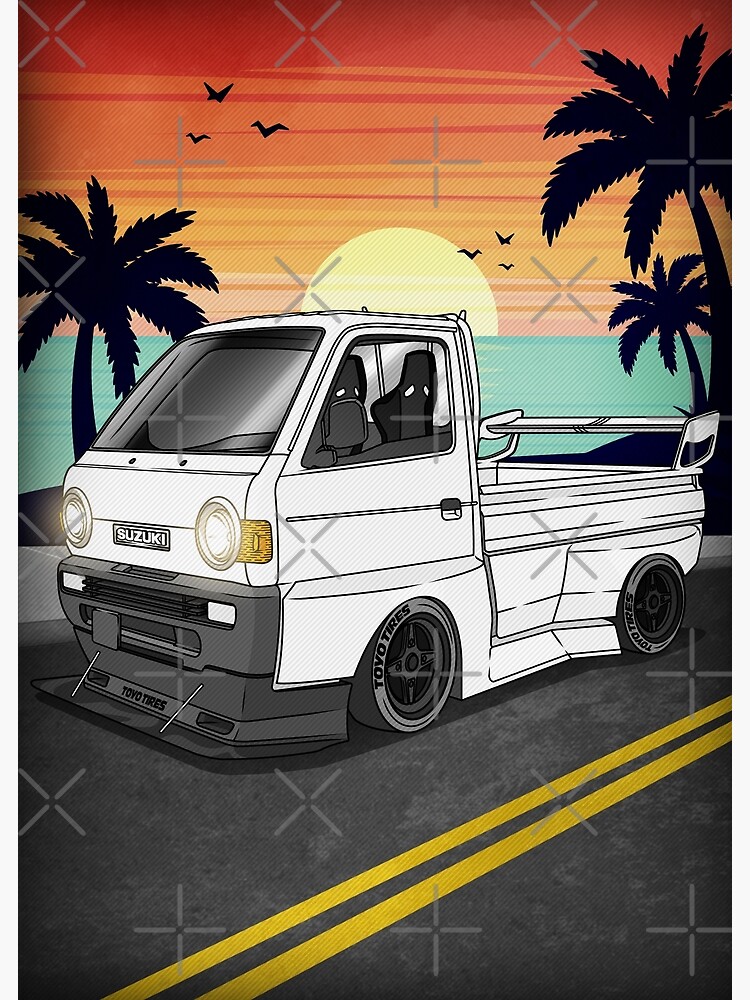 Suzuki Carry DD51T Street Truck | Postcard