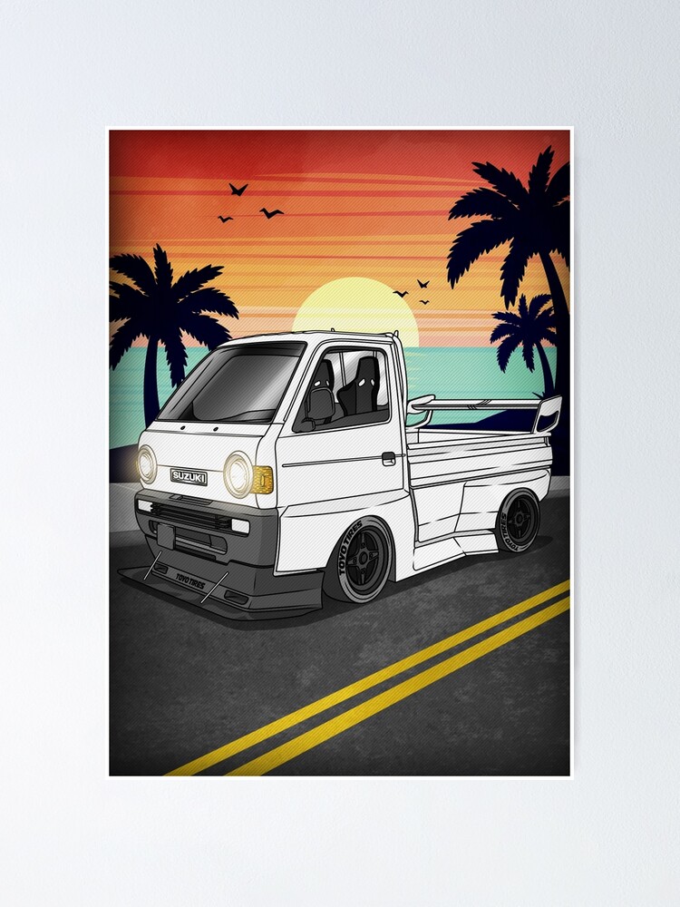 Suzuki Carry DD51T Street Truck | Poster