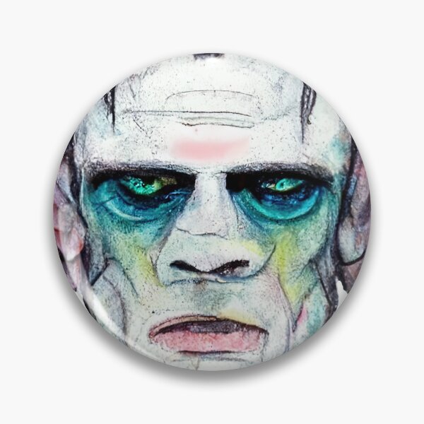 Item preview, Watercolor Zombie Frankenstein Monster  designed and sold by pixelista.