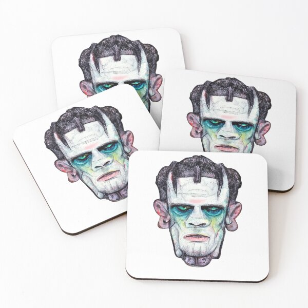 Item preview, Watercolor Zombie Frankenstein Monster  designed and sold by pixelista.