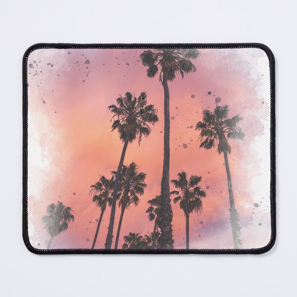 Item preview, Palm Trees Sunset - Watercolor Painting designed and sold by Unaiza Khalid.