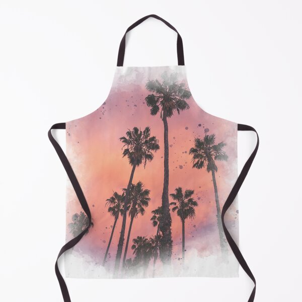 Item preview, Palm Trees Sunset - Watercolor Painting designed and sold by Unaiza Khalid.