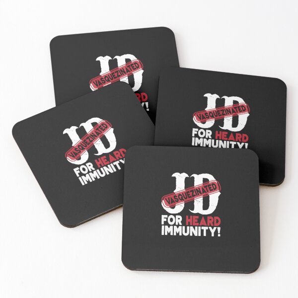 Item preview, Johnny Depp - JD Vasquezinated for Heard Immunity – Vaccinated Funny designed and sold by lynneedienc.