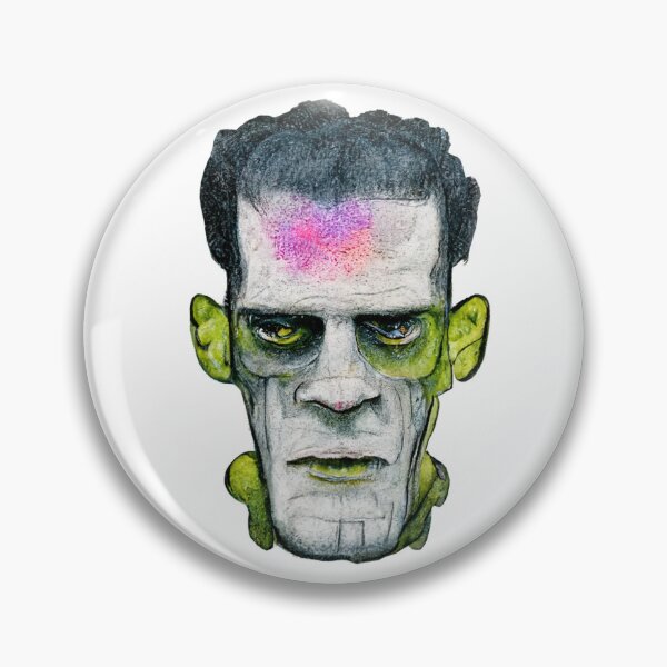 Item preview, Watercolor Zombie Frankenstein Monster  designed and sold by pixelista.