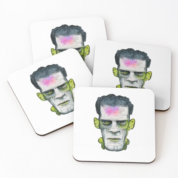 Item preview, Watercolor Zombie Frankenstein Monster  designed and sold by pixelista.