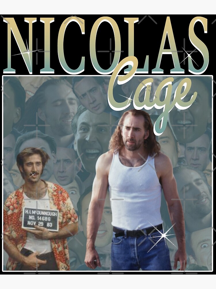 Nicholas Cage Vintage Nicolas Cage Nick Cage Nic Cage Poster For Sale By Pafdesign 7251