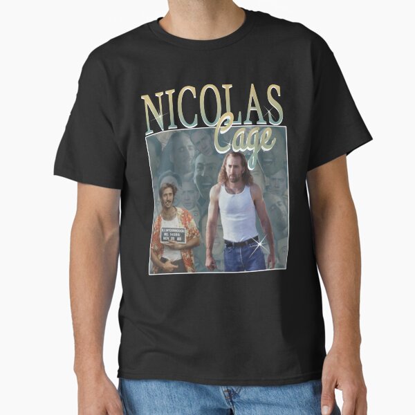 Nicholas Cage Vintage - Nicolas Cage - Nick Cage - Nic Cage Classic T-Shirt