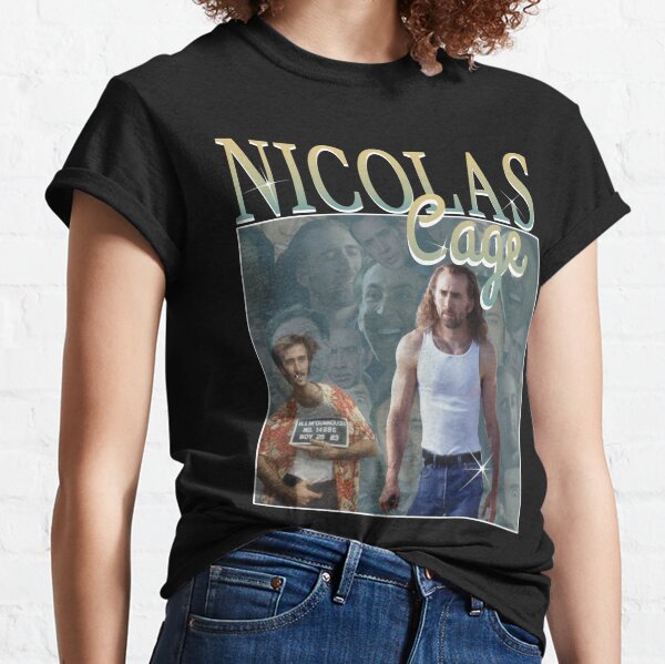 Nicholas Cage Vintage - Nicolas Cage - Nick Cage - Nic Cage Classic T-Shirt