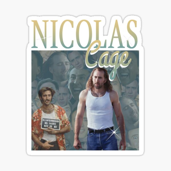 Item preview, Nicholas Cage Vintage - Nicolas Cage - Nick Cage - Nic Cage  designed and sold by PAFDesign.
