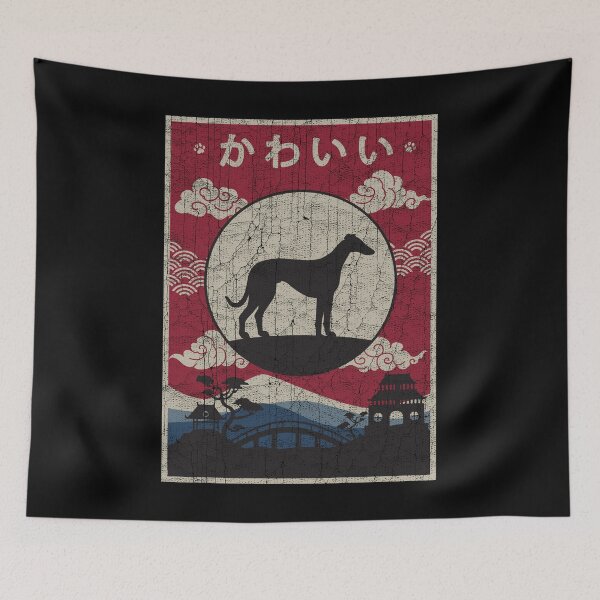 Item preview, Japanese Whippet Kawaii designed and sold by rafaeltto.