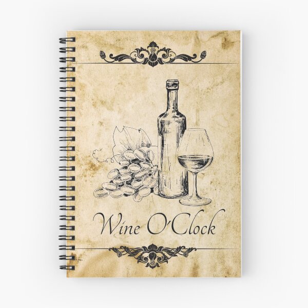 Item preview, Wine O'Clock Vintage Art Print | Tea-Stained Paper Effect:  designed and sold by LifeAndWonder.
