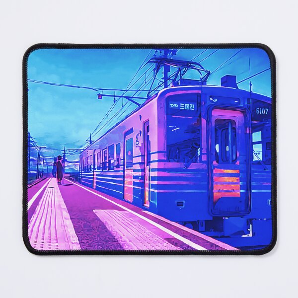Item preview, alone with japanese train cyberpunk designed and sold by vanyadesign.