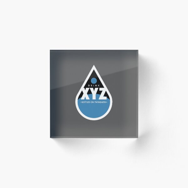 Drink XYZ - Bottled on Twin Earth Acrylic Block