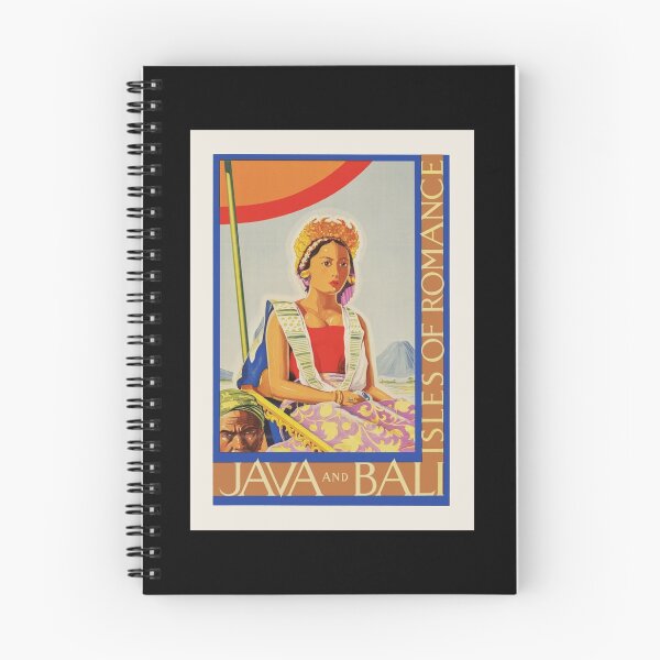 Item preview, Java And Bali Retro Travel Poster Art Print designed and sold by addeoovrteqt.