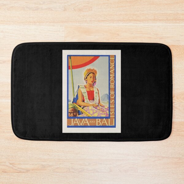 Item preview, Java And Bali Retro Travel Poster Art Print designed and sold by addeoovrteqt.
