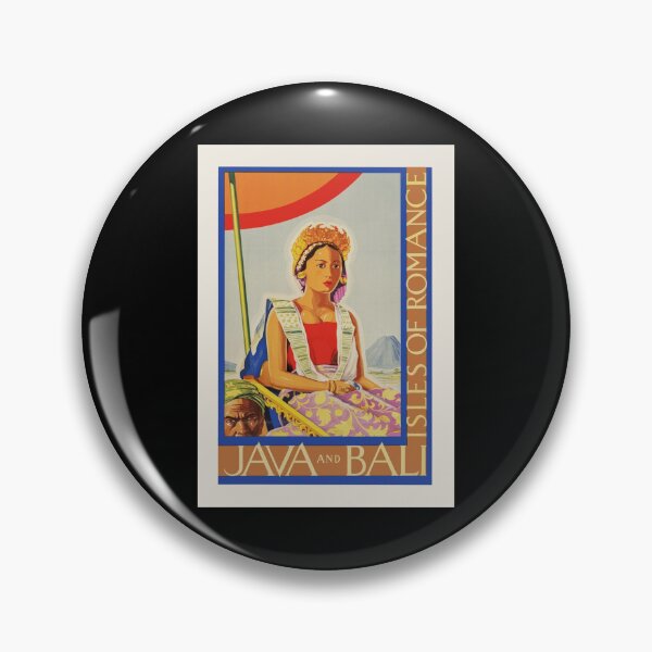 Item preview, Java And Bali Retro Travel Poster Art Print designed and sold by addeoovrteqt.