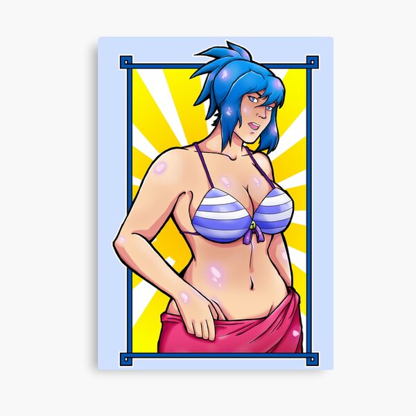 Summer Blue Canvas Print