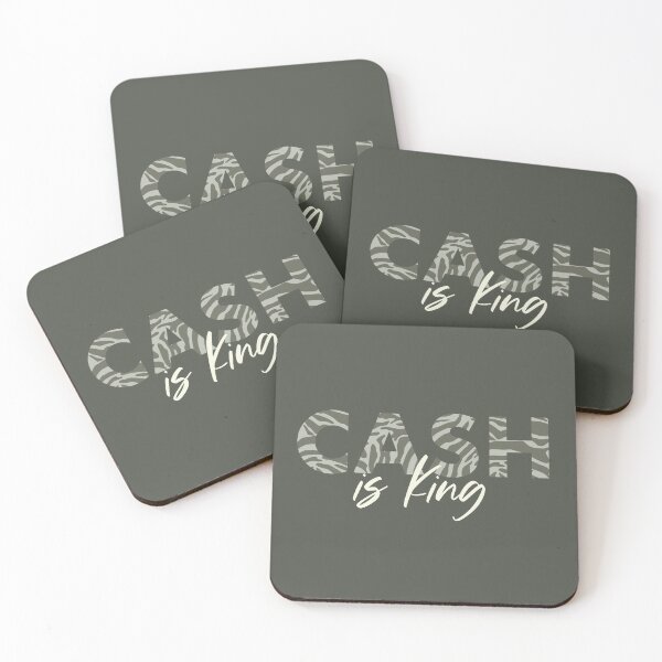 Item preview, CASH IS KING (green) Tiger Pattern designed and sold by JennieCarolina.