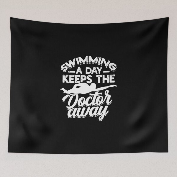 Item preview, Swimming A Day Keeps The Doctor Away Sport Essential T-Shirt designed and sold by ayeshadanaqws.