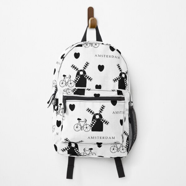 Item preview, Amsterdam, monochrome seamless pattern designed and sold by OM-lova.