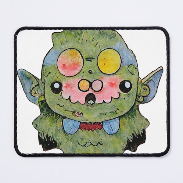 Item preview, Cute Funny Watercolor Zombie Monster designed and sold by pixelista.