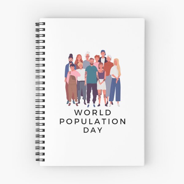 Item preview, world population day July 11 designed and sold by Onewalkdesign.
