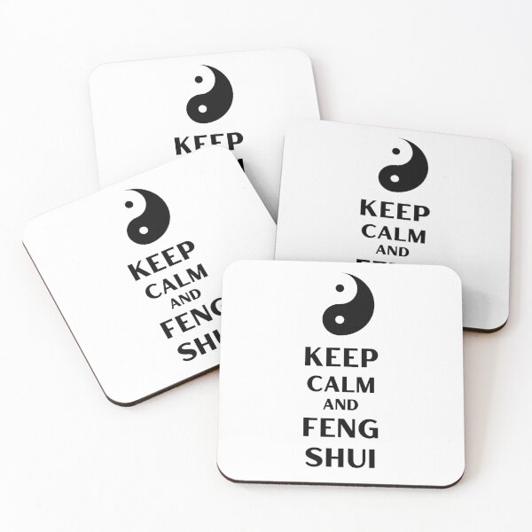 Item preview, Keep Calm And Feng Shui Slogan designed and sold by FengShuiLounge.