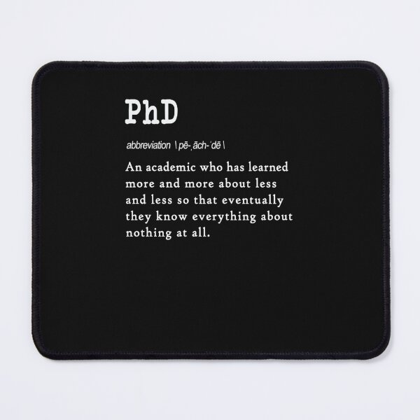 Item preview, Funny PhD definition gift design for graduates E designed and sold by urbainplne.